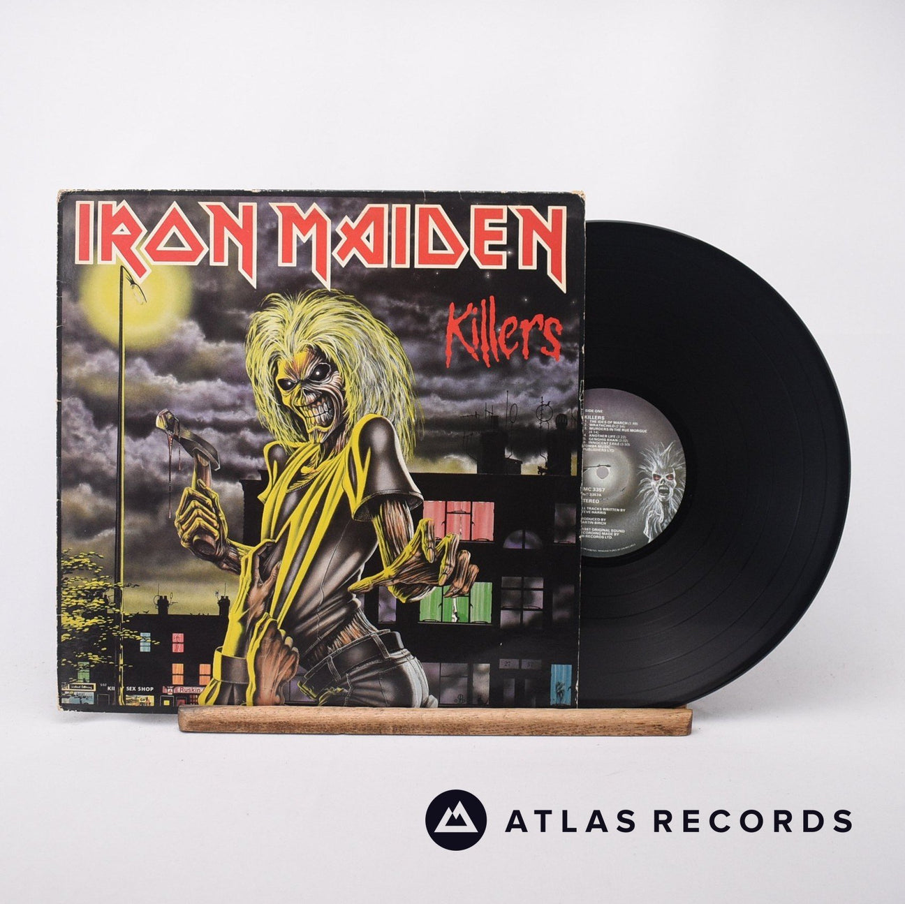 Iron Maiden Killers LP Vinyl Record - Front Cover & Record