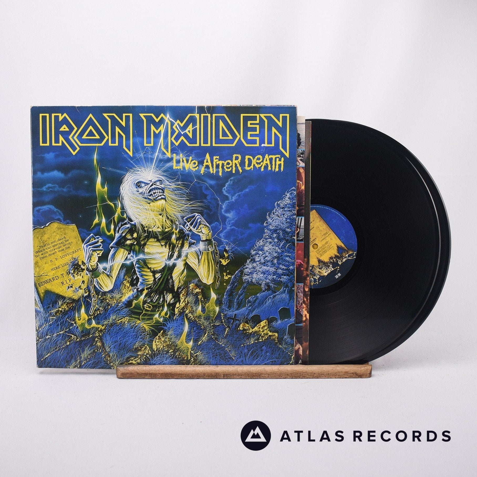 Iron Maiden Live After Death 2 x LP Vinyl Record EX/VG+ – Atlas