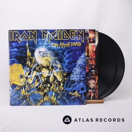 Iron Maiden Live After Death 2 x LP Vinyl Record - Front Cover & Record
