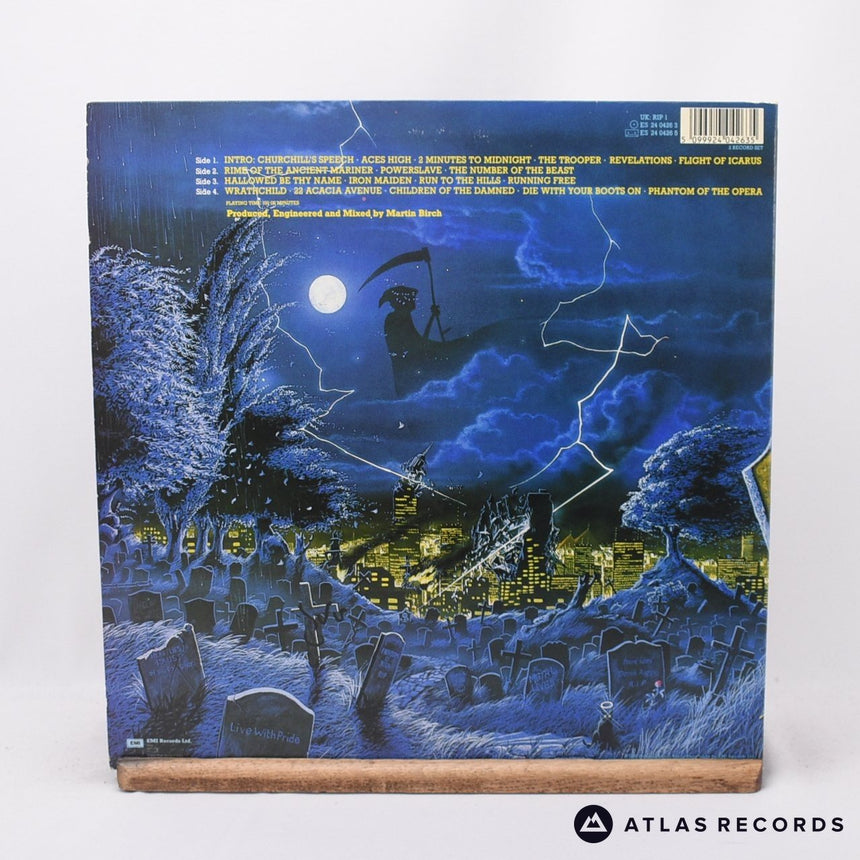 Iron Maiden - Live After Death - Gatefold A B 2 x LP Vinyl Record - EX/EX