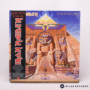 Iron Maiden Powerslave LP Vinyl Record - Front Cover & Record
