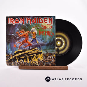 Iron Maiden Run To The Hills 7" Vinyl Record - Front Cover & Record