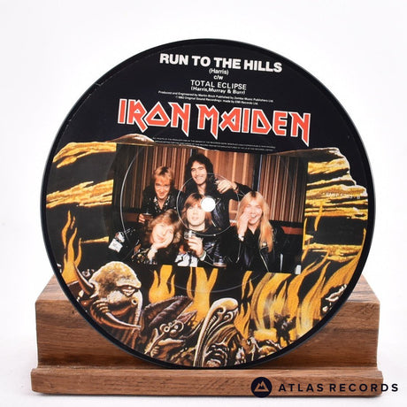Iron Maiden - Run To The Hills - Picture Disc 7" Vinyl Record - EX
