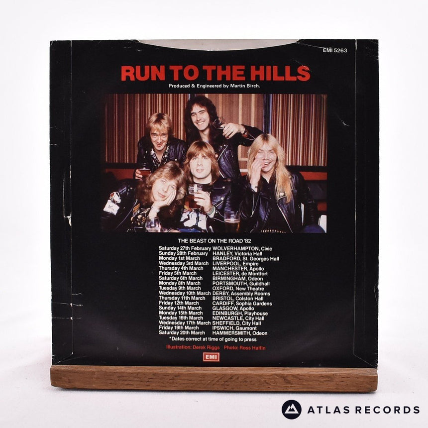 Iron Maiden - Run To The Hills - 7" Vinyl Record - VG+/EX