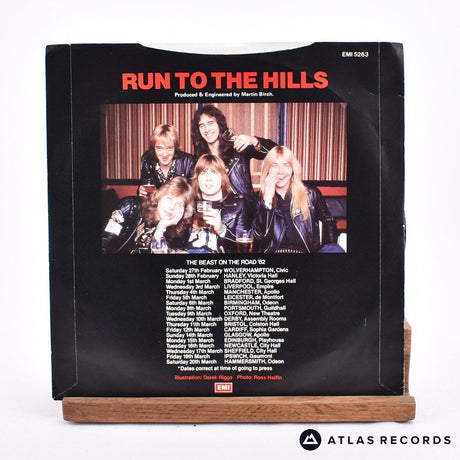 Iron Maiden - Run To The Hills - 7" Vinyl Record - EX/EX