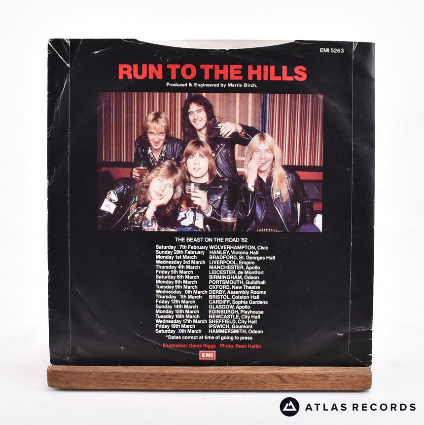 Iron Maiden - Run To The Hills - 7" Vinyl Record - VG+/VG+