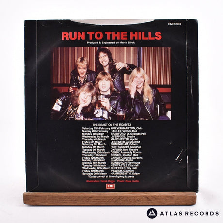Iron Maiden - Run To The Hills - 7" Vinyl Record - EX/EX
