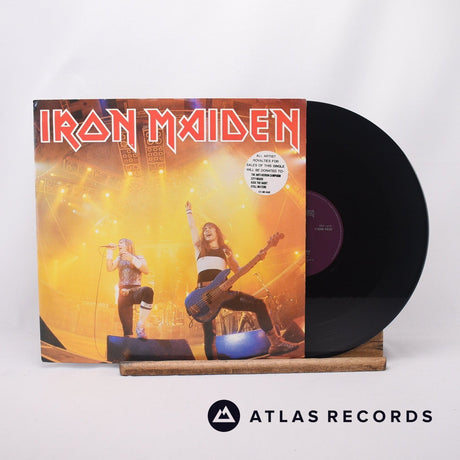Iron Maiden Running Free 12" Vinyl Record - Front Cover & Record