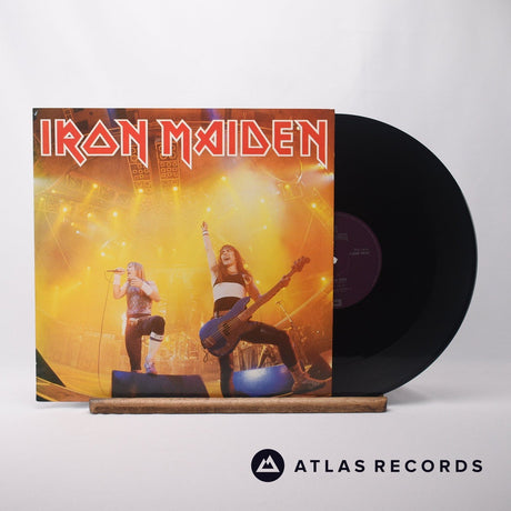 Iron Maiden Running Free 12" Vinyl Record - Front Cover & Record