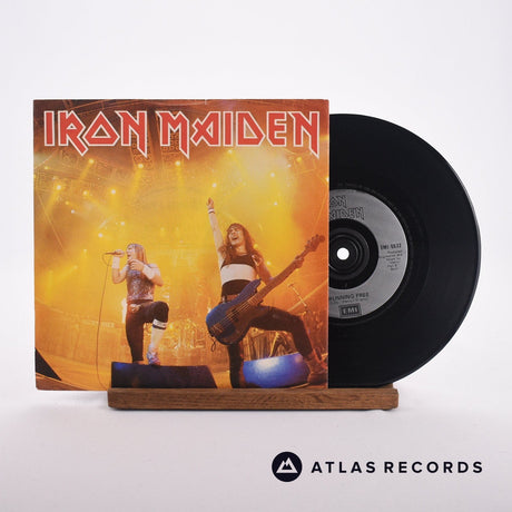 Iron Maiden Running Free 7" Vinyl Record - Front Cover & Record