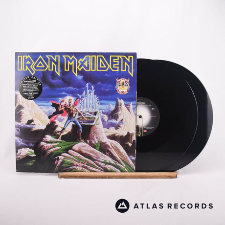 Iron Maiden Running Free · Run To The Hills 2 x 12" Vinyl Record - Front Cover & Record