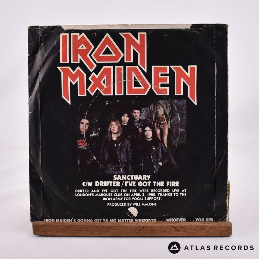 Iron Maiden - Sanctuary - 7" Vinyl Record - VG/EX