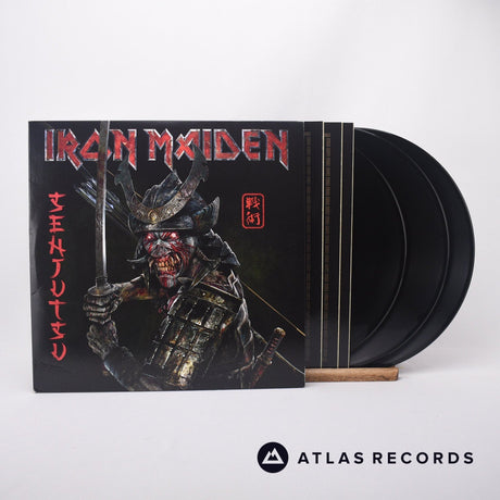 Iron Maiden Senjutsu 3 x LP Vinyl Record - Front Cover & Record
