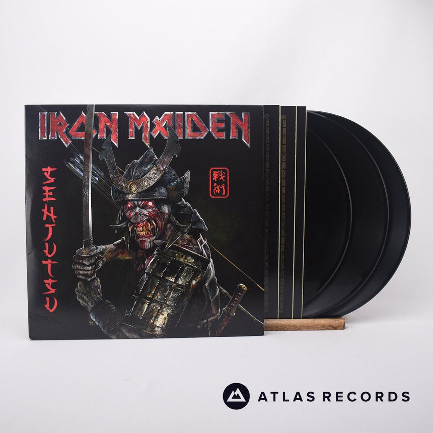 Iron Maiden Senjutsu 3 x LP Vinyl Record - Front Cover & Record