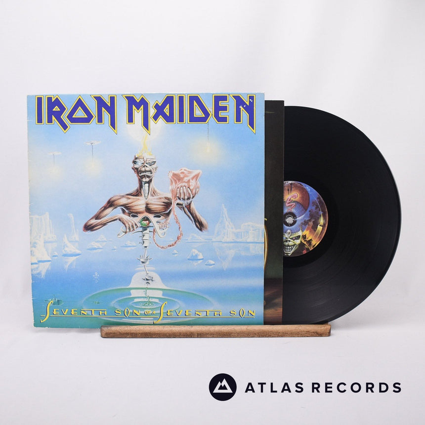 Iron Maiden Seventh Son Of A Seventh Son LP Vinyl Record - Front Cover & Record