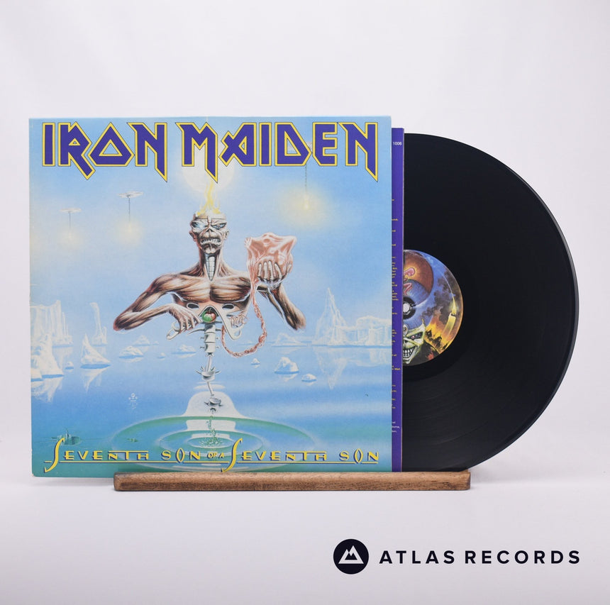 Iron Maiden Seventh Son Of A Seventh Son LP Vinyl Record - Front Cover & Record