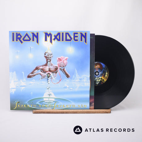 Iron Maiden Seventh Son Of A Seventh Son LP Vinyl Record - Front Cover & Record