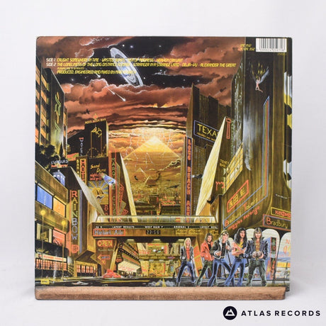 Iron Maiden - Somewhere In Time - Dmm Second Uk Press LP Vinyl Record - EX/EX