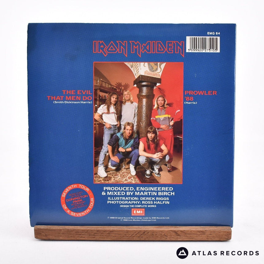 Iron Maiden - The Evil That Men Do - Gatefold 7" Vinyl Record - EX/EX