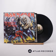 Iron Maiden The Number Of The Beast LP Vinyl Record - Front Cover & Record