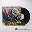 Iron Maiden The Number Of The Beast LP Vinyl Record - Front Cover & Record