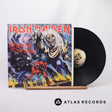 Iron Maiden The Number Of The Beast LP Vinyl Record - Front Cover & Record