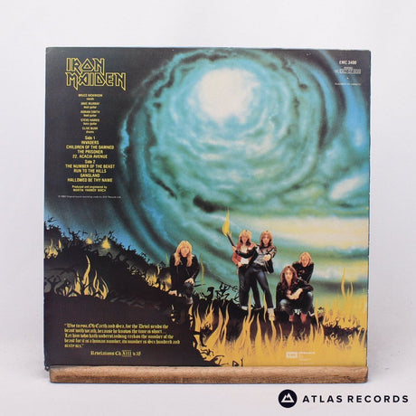 Iron Maiden - The Number Of The Beast - A-2 B-5 LP Vinyl Record - EX/EX