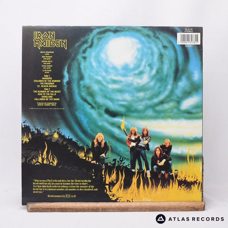 Iron Maiden - The Number Of The Beast - Reissue LP Vinyl Record - EX/EX