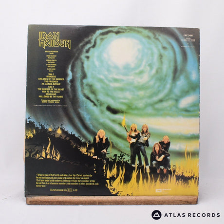 Iron Maiden - The Number Of The Beast - A-2 B-3 LP Vinyl Record - VG+/EX