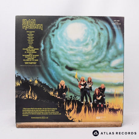 Iron Maiden - The Number Of The Beast - A-2 B-3 LP Vinyl Record - EX/EX