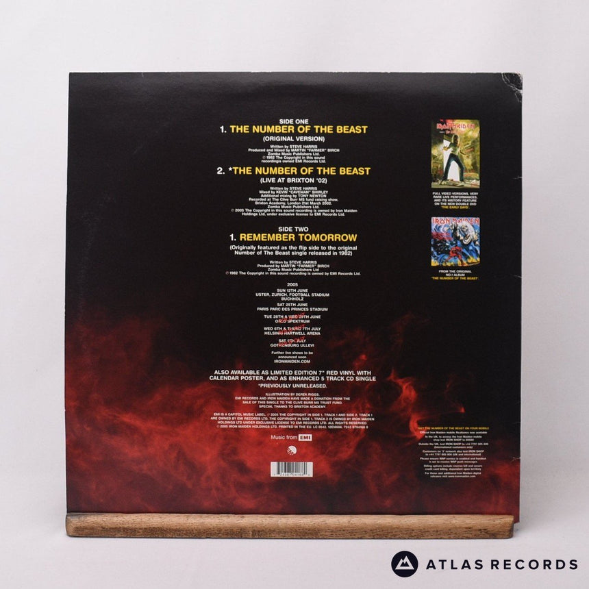 Iron Maiden - The Number Of The Beast - A1 B1 12" Vinyl Record - EX/EX