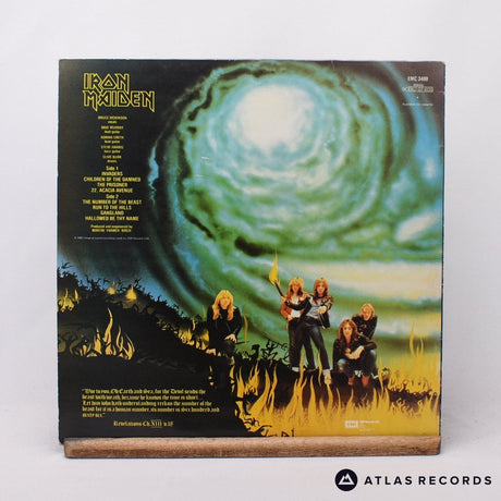 Iron Maiden - The Number Of The Beast - A-2 B-2 LP Vinyl Record - EX/EX