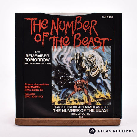 Iron Maiden - The Number Of The Beast - 7" Vinyl Record - VG+/EX