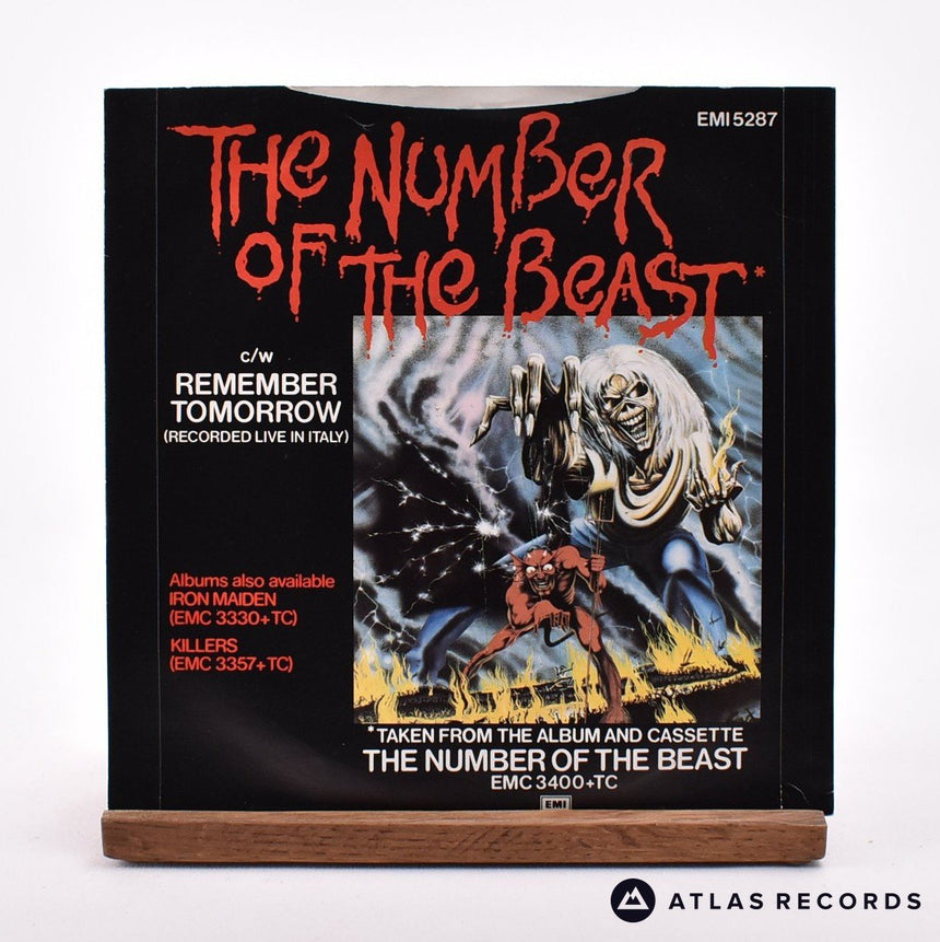 Iron Maiden - The Number Of The Beast - 7" Vinyl Record - VG+/EX