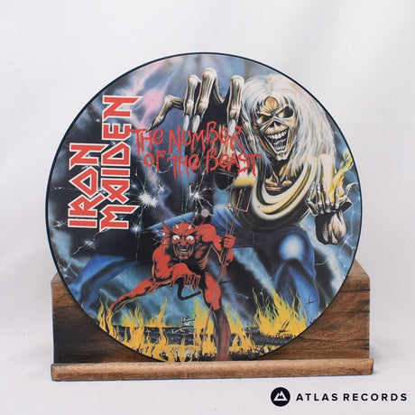 Iron Maiden - The Number Of The Beast - Picture Disc LP Vinyl Record - VG+