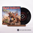 Iron Maiden The Trooper 7" Vinyl Record - Front Cover & Record