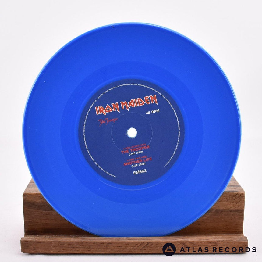 Iron Maiden - The Trooper - Blue Limited Edition Poster 7" Vinyl Record - NM/NM
