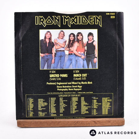 Iron Maiden - Wasted Years - 7" Vinyl Record - EX/VG+