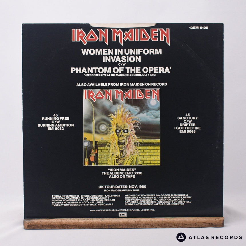 Iron Maiden - Women In Uniform - A-4 B-3 12" Vinyl Record - VG+/VG+