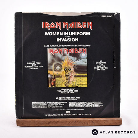 Iron Maiden - Women In Uniform - 7" Vinyl Record - EX/EX