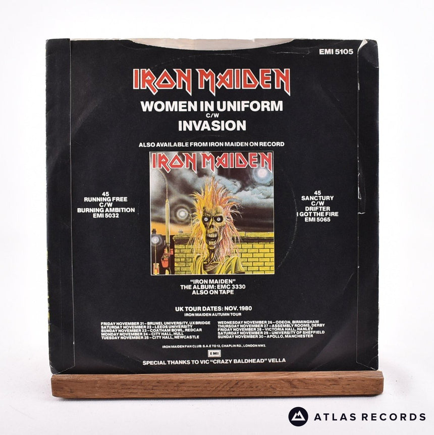 Iron Maiden - Women In Uniform - 7" Vinyl Record - EX/EX