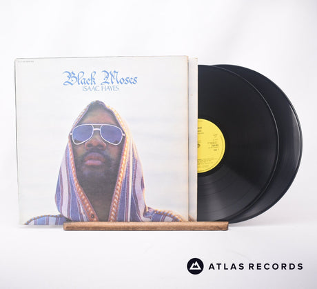 Isaac Hayes Black Moses Double LP Vinyl Record - Front Cover & Record