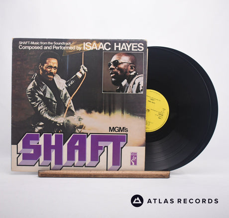 Isaac Hayes Shaft Double LP Vinyl Record - Front Cover & Record