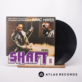 Isaac Hayes Shaft 2 x LP Vinyl Record - Front Cover & Record