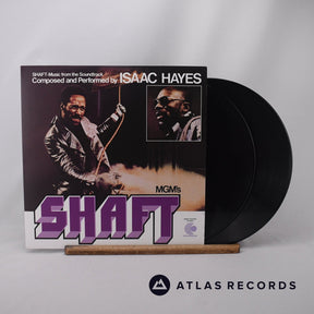 Isaac Hayes Shaft 2 x LP Vinyl Record - Front Cover & Record