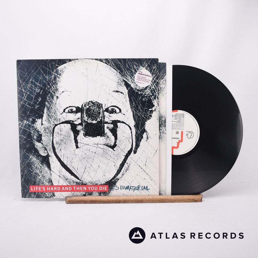 It's Immaterial Life's Hard And Then You Die LP Vinyl Record - Front Cover & Record