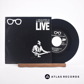 J. Karjalainen Ja Mustat Lasit Tähdenlento 7" Vinyl Record - Front Cover & Record