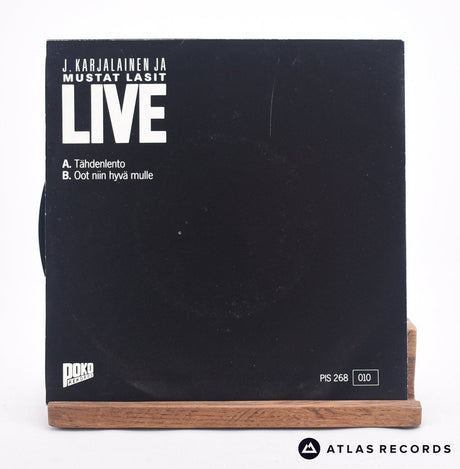 J. Karjalainen Ja Mustat Lasit - Tähdenlento - 7" Vinyl Record - VG+/EX