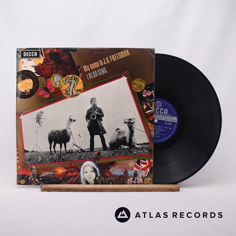 J.A. Freedman My Name Is J.A.Freedman, I Also Sing LP Vinyl Record - Front Cover & Record