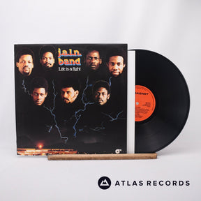 J.A.L.N. Band Life Is A Fight LP Vinyl Record - Front Cover & Record